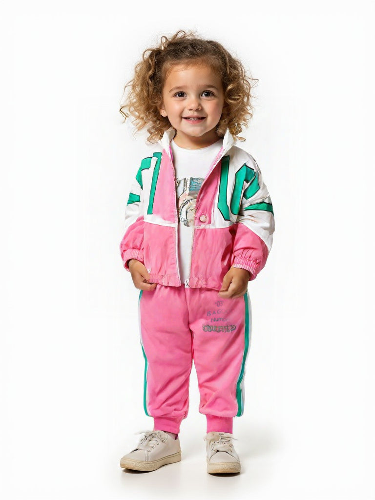 Colorful Children Tracksuit Set